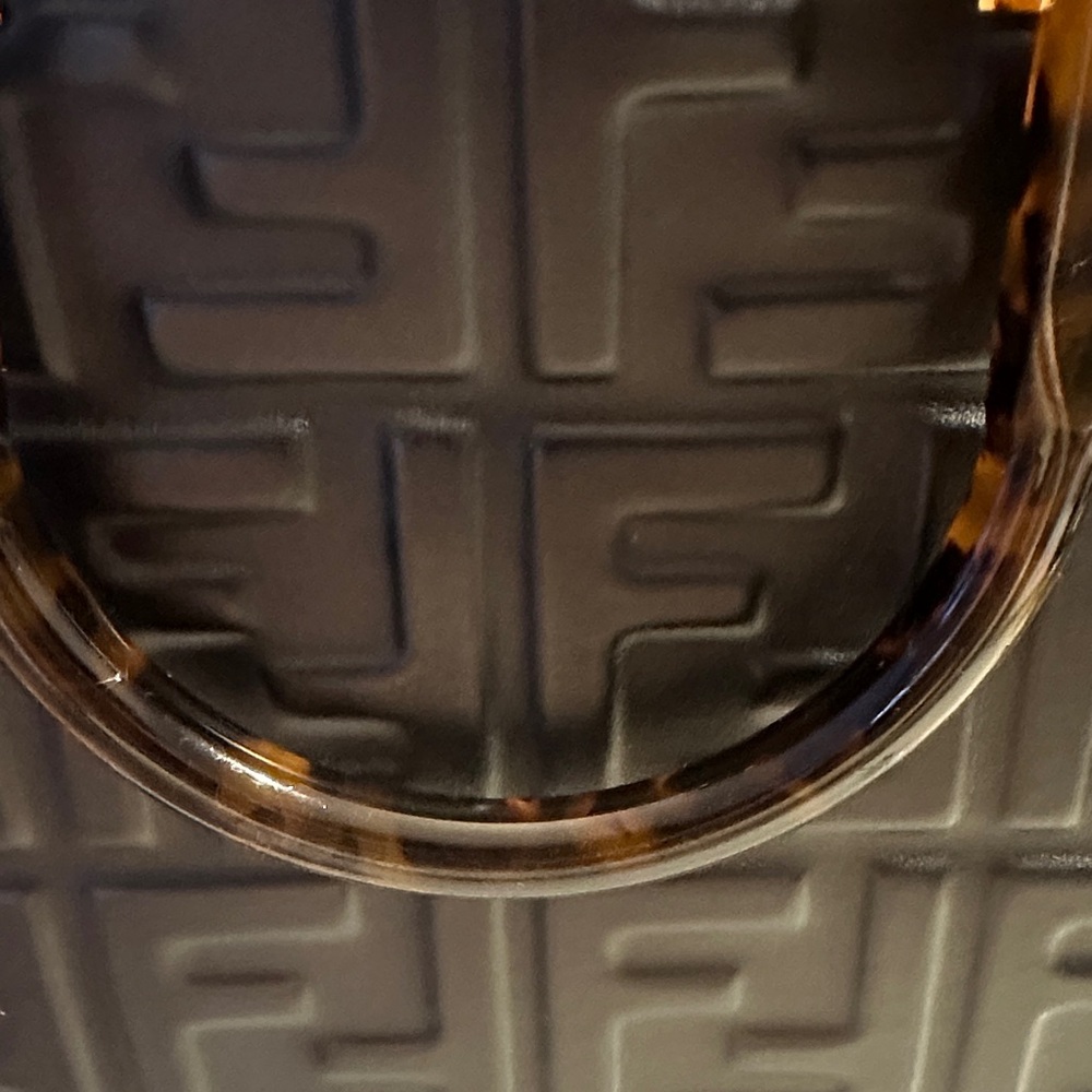 Fendi Black Embossed Bag with Gold Hardware - Picture 7 of 11